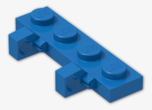 Hinge Plate 1 X 4 Locking With Two Single Fingers On - Construction Set Toy