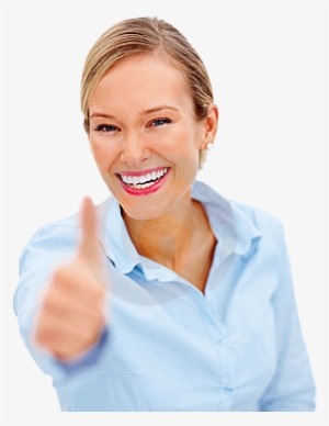 Warranty - Business Woman Thumb Up Png