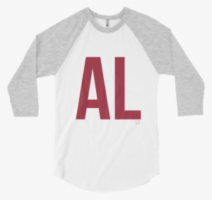 Printed On American Apparel Unisex Grey And White Baseball - Al Shirts