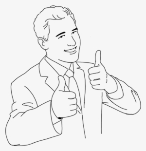 End Evaluation Period - Thumbs Up Drawing Reference