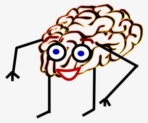 Brain Clipart Person - Brain Man Clipart