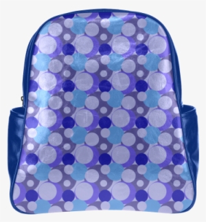 Blue Bubble Pop Multi-pockets Backpack - Backpack