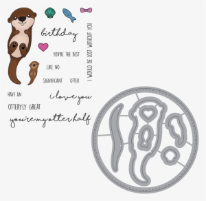 Significant Otter Stamp & Die Set - Otter