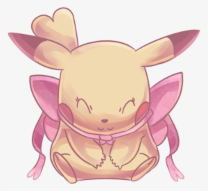 Pikachu Clipart Tumblr Transparent - Pikachu With Ribbon