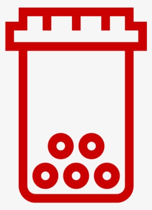 Pill Bottle Icon - Drinks Clipart Black And White