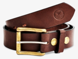 Working Man's Leather Belt - American Bench Craft - Working Man's Belt - Brown Leather
