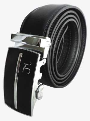 Leather Belt With Sliding Buckle Style - Belt