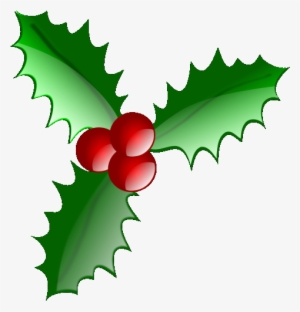 Holly - Christmas Logo Transparent