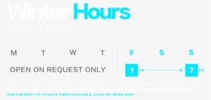 Opening Hours Winter