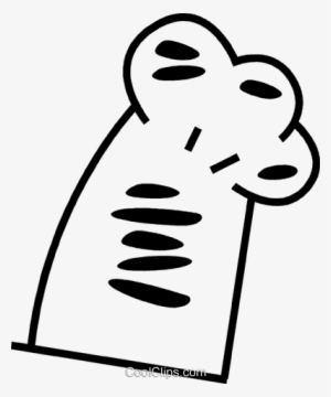 Chef's Hat Royalty Free Vector Clip Art Illustration