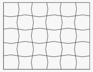 Jigsaw Puzzle Template-09 - Black