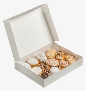 Dozen Assorted Box - Box Of Donut Png