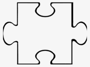 Black And White Puzzle Piece