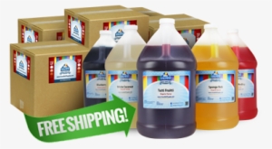 Free Shipping On 24 Gallons Of Snow Cone Syrup - Snow Cone