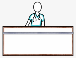 9190264, Blacksmith Anvil 9190012, Desk Doctor Nurse - Cartoon