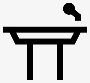Podium Icon - Speaker Symbol Png