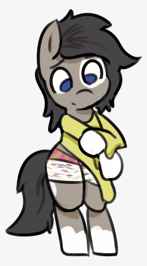 Davierocket, Clothes, Crossdressing, Embarrassed, Male, - Cartoon