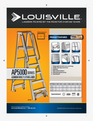 Flyerap5000 - Louisville Lp-2220-01 Ladder Leveler,aluminum,375 Lb.