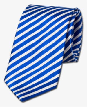 Striped Ties - Blue Tie With White Stripes