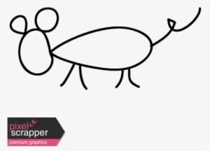 Pet Illustration - Scrapbooking