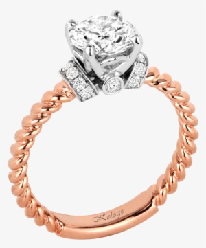 Kgr 1128-p Rose Gold Engagement Ring - Engagement Ring