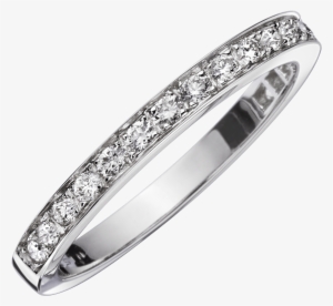 Chance Of Love Wedding Band, Diamonds, White Gold - Wedding Ring