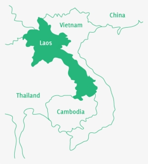 Nonghet Is A Remote Area Surrounded By Mountains In - Laos Map Png