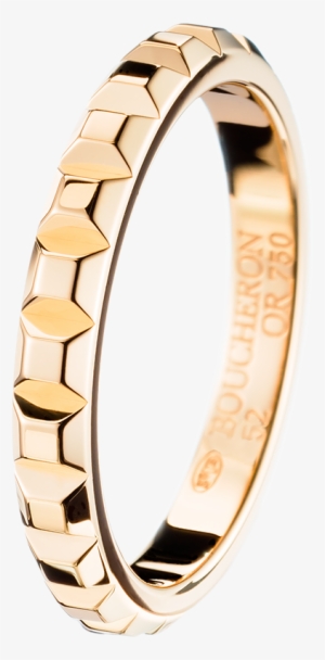 Clou De Paris Yellow Gold Wedding Band - Boucheron Wedding Ring