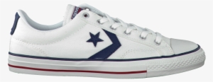 New White Converse Sneakers Star Player Ox 53245 Star - Converse Chucks Star Player Ox (white/white/navy)