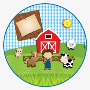 Lapela Para Saquinho De Bala Tema "fazendinha Menino" - Tema Fazendinha Menino Png