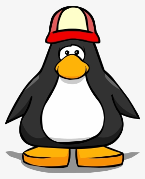 Red Ball Cap Pc - Club Penguin Bow Tie