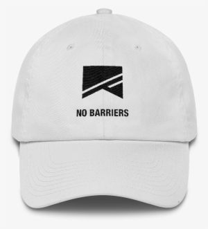 Black Ball Cap No Logo - Tiger Dad Hat - White