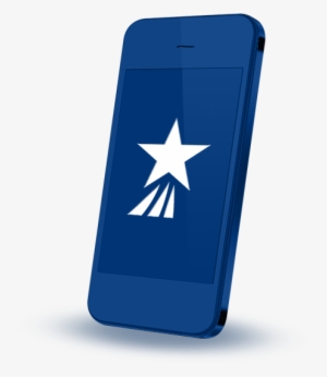 3d Blue Cell Phone Featuredcontent - Debit Card