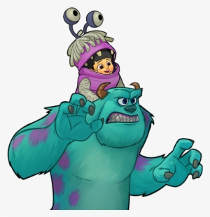 Sulley & Boo Are A Front-line Tank Hero Sulley & Boo's - Disney Heroes Battle Mode Png