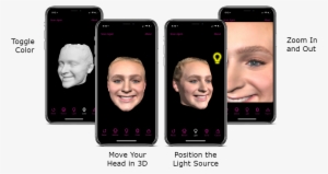 Lifelike 3d Face Scanning For Iphone X And Later - Jpeg