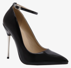 Sh Uk 8059 Stiletto Heel Ankle Strap Pumps - Women Pumps Ankle Strap Pumps Black 39