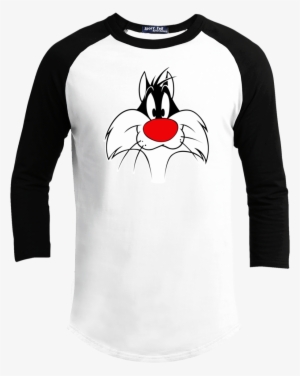 Sylvester Cat Cartoon Funny Fun Kids Animation Retro - 2017 Wrestling State Champ Baseball Style Tee Shirt