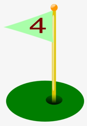 How To Set Use Golf Flag 4th Hole Svg Vector