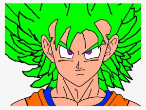 Neon Saiyan - Goten Para Colorear