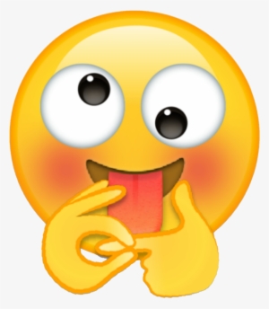 Sticker Emoji Emoticon Sex Dizzy Yellow Tongue Custom - Emoji Tonto
