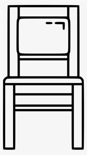 Paded Wooden Chair - Scalable Vector Graphics