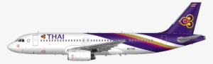 Thai Plane Png - Thai Airways Plane Png