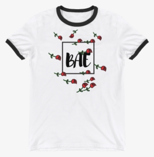 Falling Roses Ringer Tee - Gonzo T Shirt