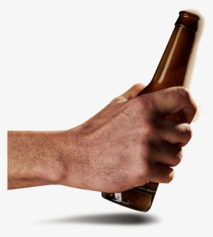 The Beer Cavern Is Our Sacred Shrine To Artisanal Beer - Hand Holding Bottle Png