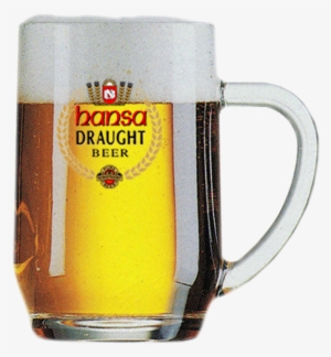 Hansa Draught - Arcoroc Haworth Handled Tankard 20oz (570ml). 1 Pint.