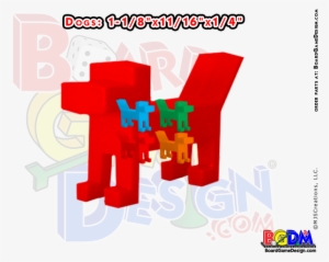 Dog Player Pieces, Dogopoly, Dog Monopoly Game Player - Tri Fold Board Game