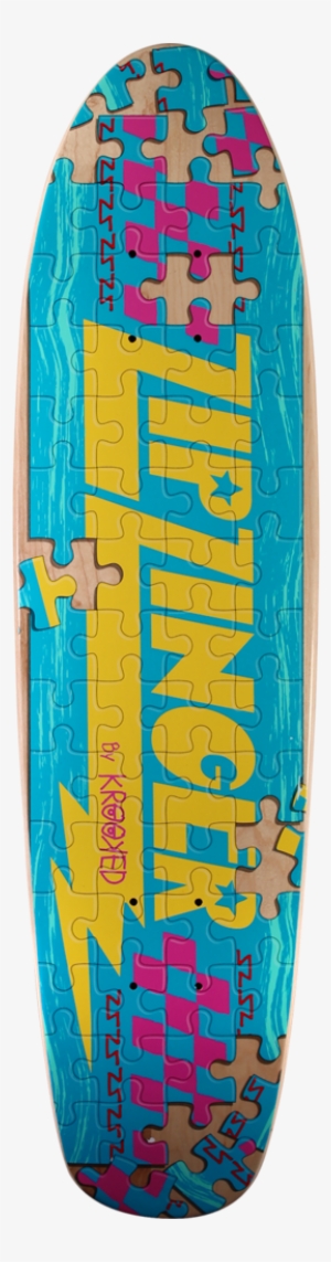 Krk Zip Zinger Board Game Piece Out Deck - Krooked Zip Zinger