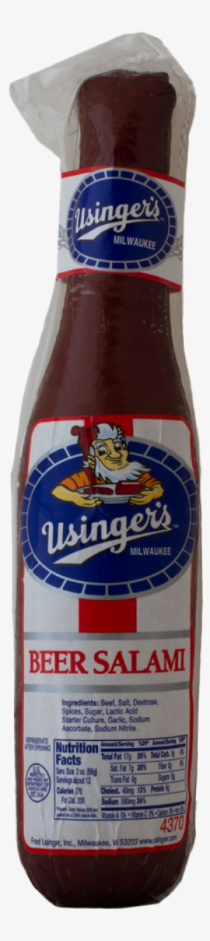 Beef Salami With Garlic - Beer Bottle