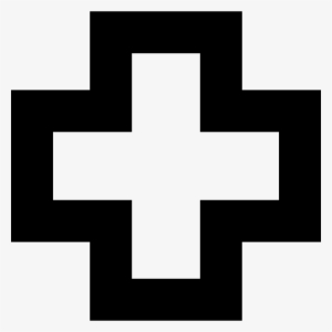 Addition Sign - - Simbolo Cruz Roja Para Colorear