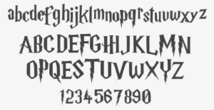 Download Harry Potter Font Harry Potter Font Download, - Letra De Harry Potter